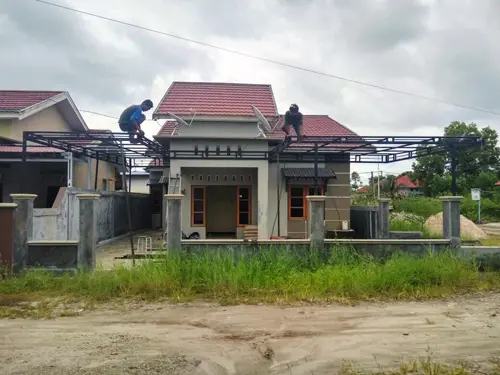 Jasa pembuatan atap kanopi profesional di  buntok